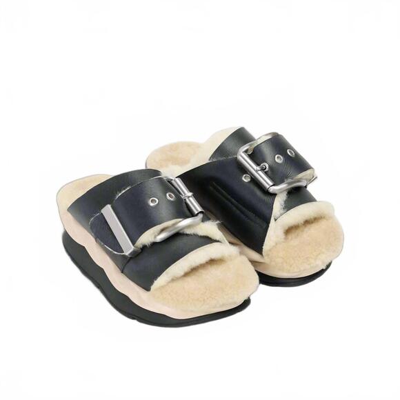 NEW 4CCCCEES women's mellow laze slide sandals in black - Picture 6 of 6